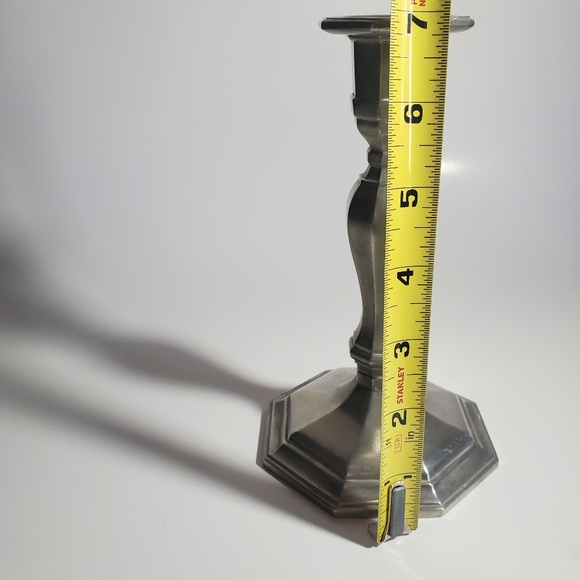 Pair of GORHAM Pewter Octette Model Candlesticks Vintage Discontinued 1950's EUC - Picture 13 of 14